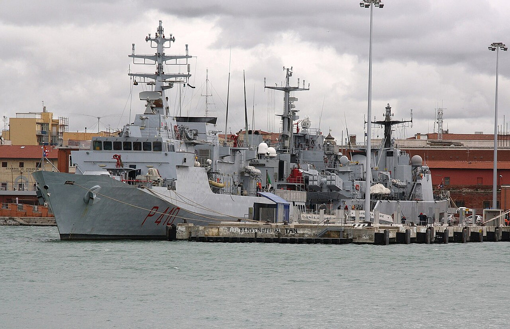 Orione (P 410) Sirio class patrol vessel built by Cantiere navale di Riva Trigoso has been launched on July 27, 2002