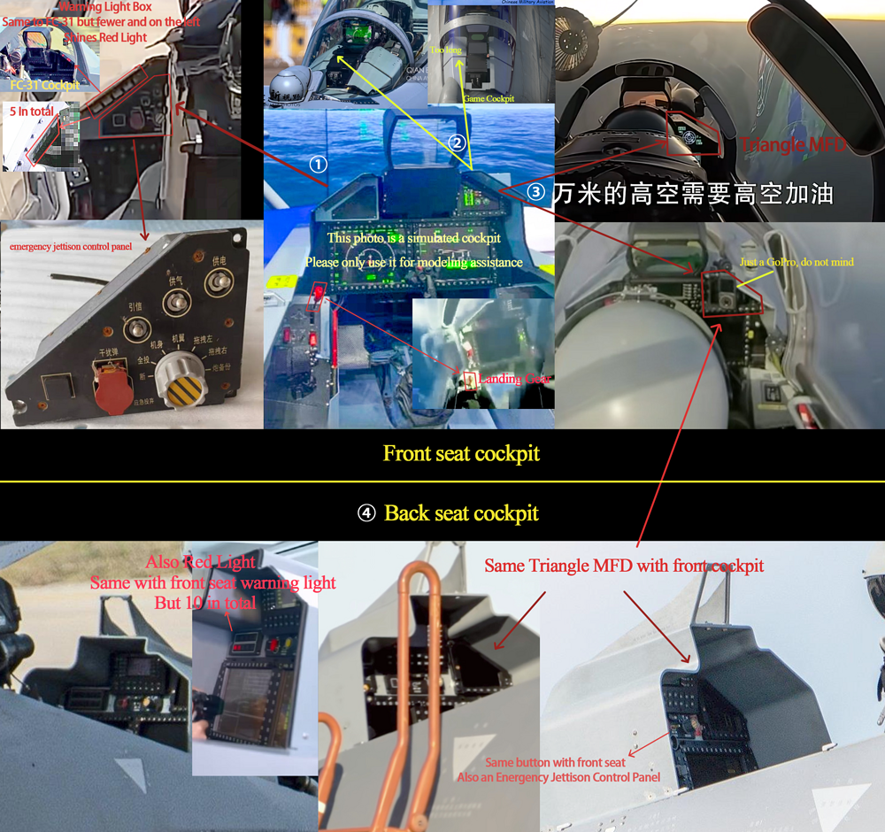 Overall Instruction on J-16 cockpit