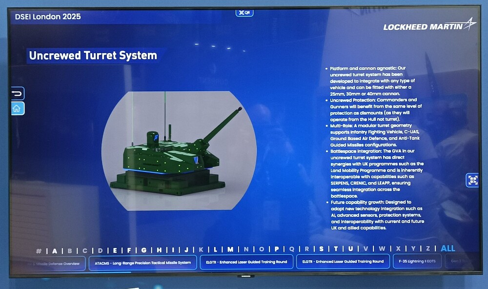 Ajax IFV Turret Specifications