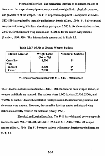 A Review of Fighter Aircraft Capability for Smart Bombs page 2-10
