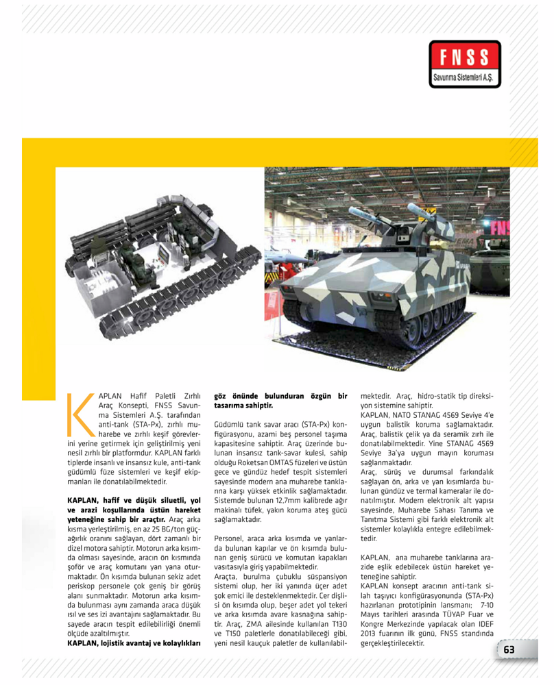 Nurol Dünyası Dergisi, May 2014, Volume 24, Page 63