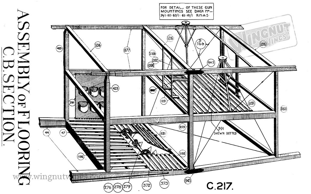 H.P 12 dorsal gunner twin gun layout (1)