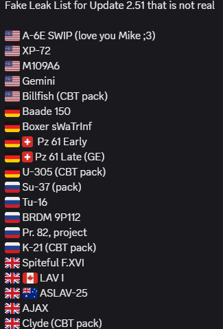 4th major 2025 fake leak list 1