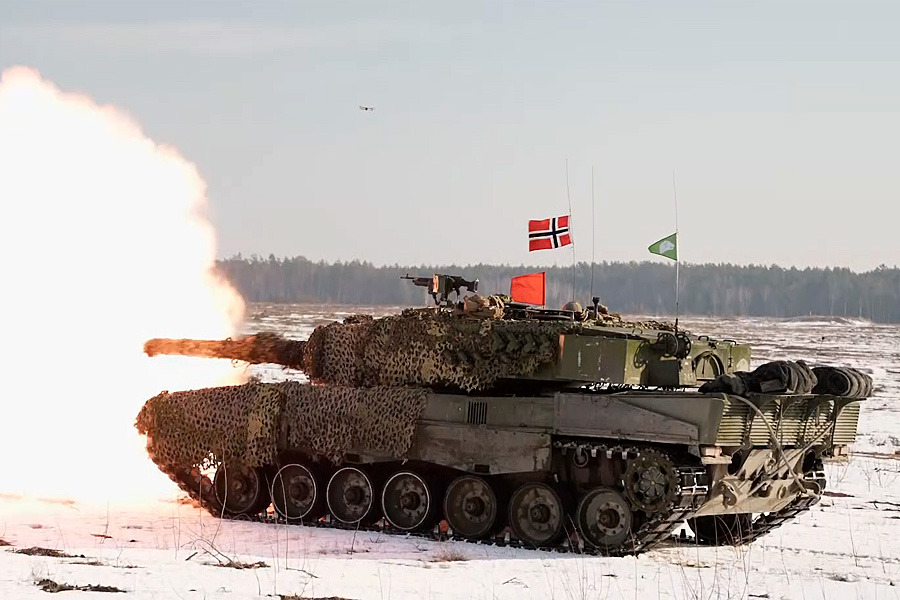 Leopard 2A4 NO test firing in Lithuania