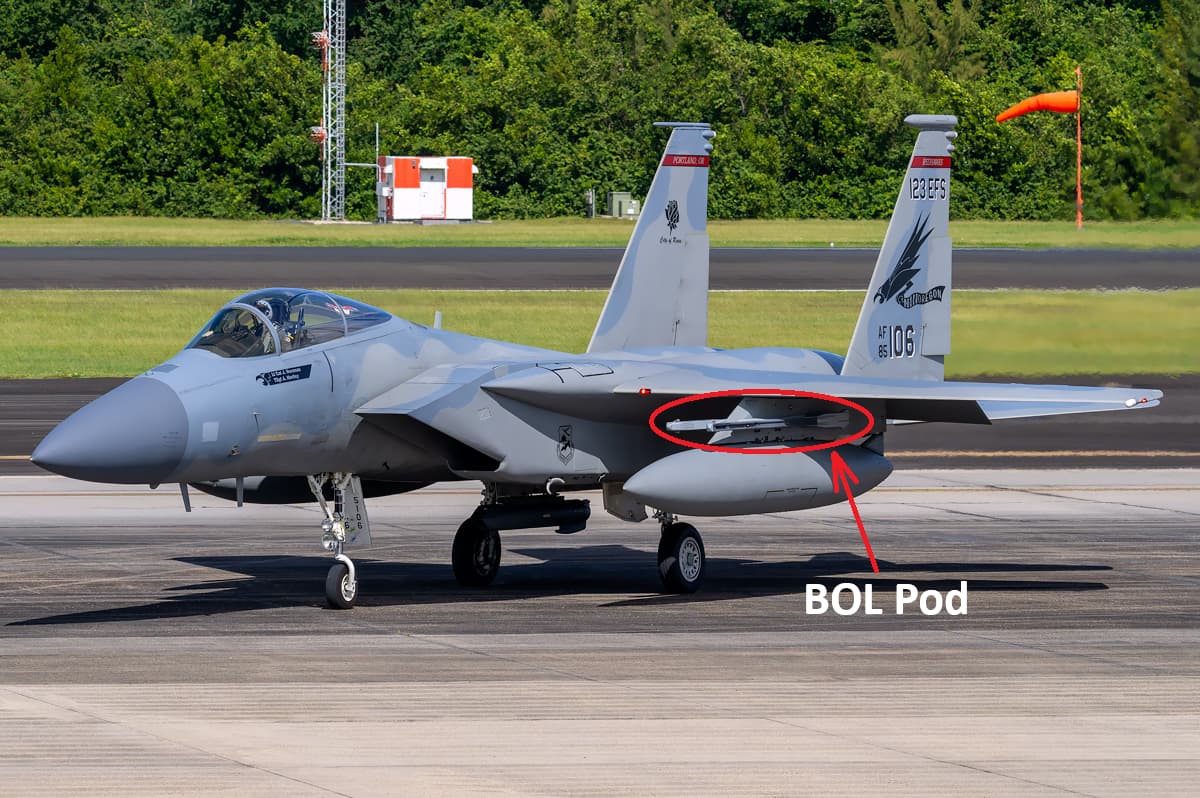 F-15C Golden Eagle BOL Pods Marked
