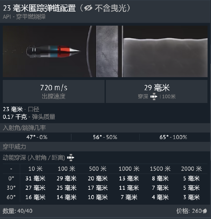 匿踪弹链