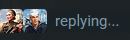 replying