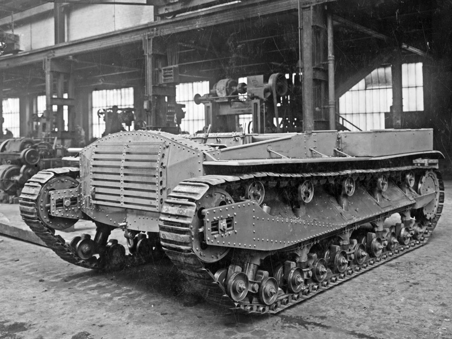 Vickers medium chassis