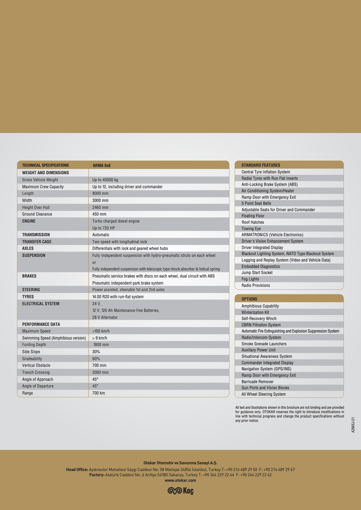 Arma 8x8 IDEF 2021 Brochure_EN - 8