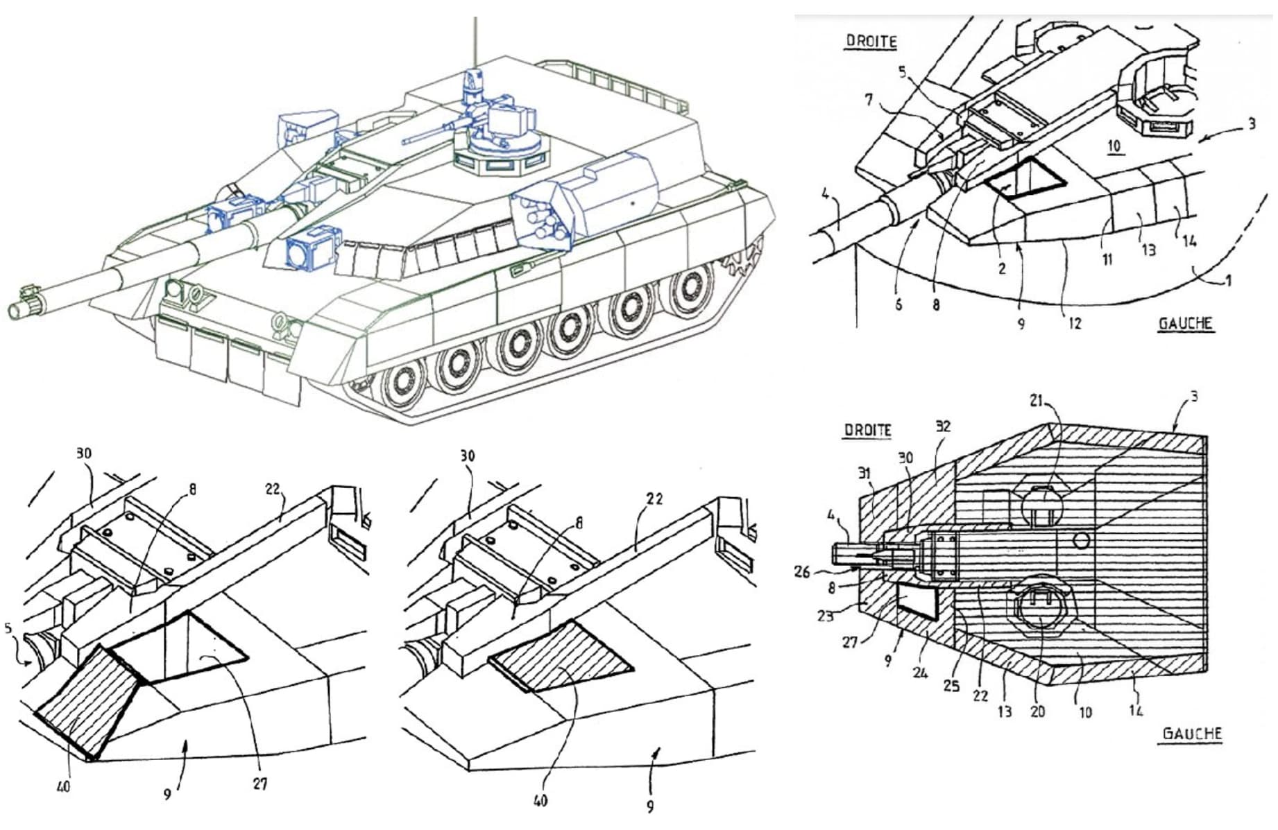 '90s development between France and Ukraine T-84, turret based on improved leclerc type