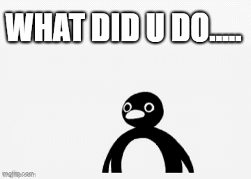 WHAT DID U DO (NOOTNOOT)