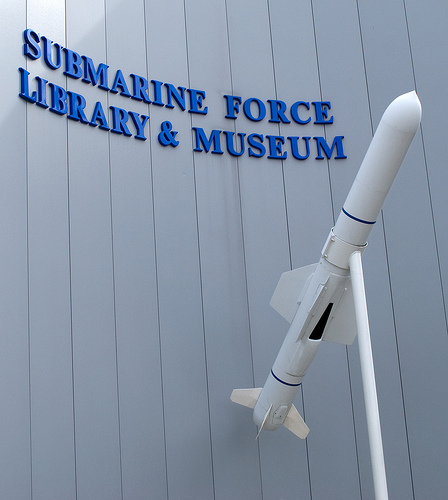 UGM-84_Harpoon_at_Submarine_Force_Museum_entrance