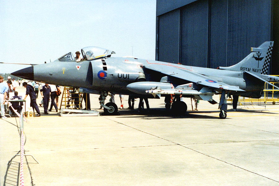 RN SRS1 Sea Harrier XZ498 001 19881014