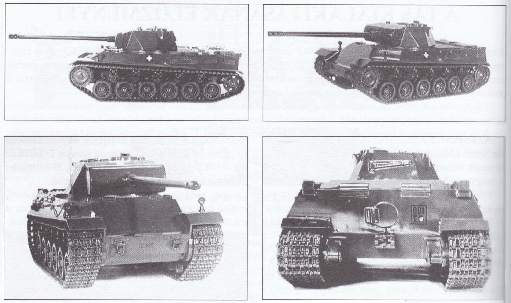 The original 44M Tas 1:10 scale mockup photographed from different angles. These photos surfaced in 1992 from a Czechoslovak archive
