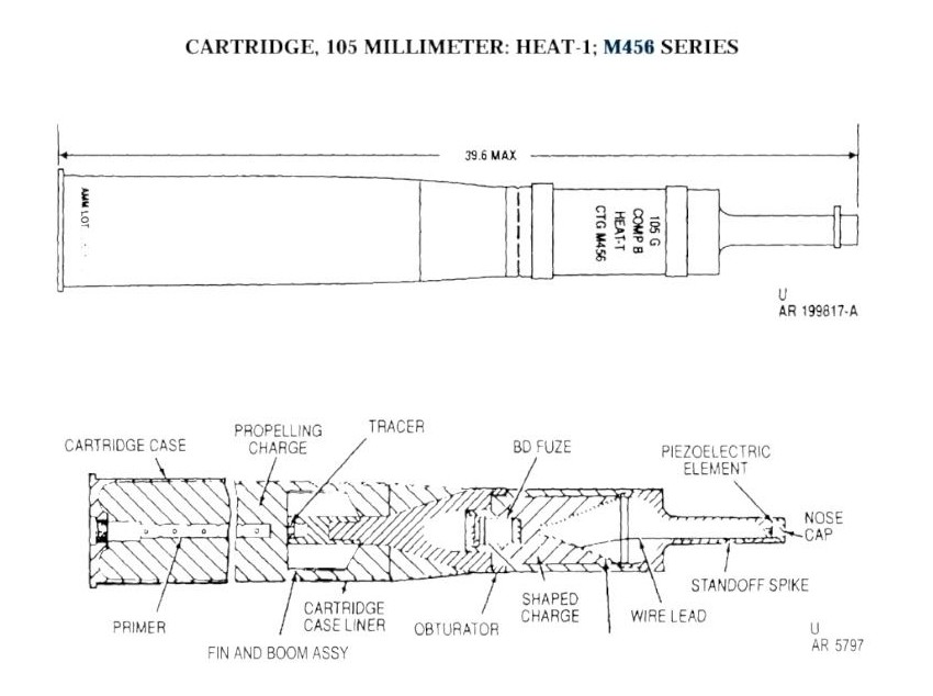 105mm M456 HEAT