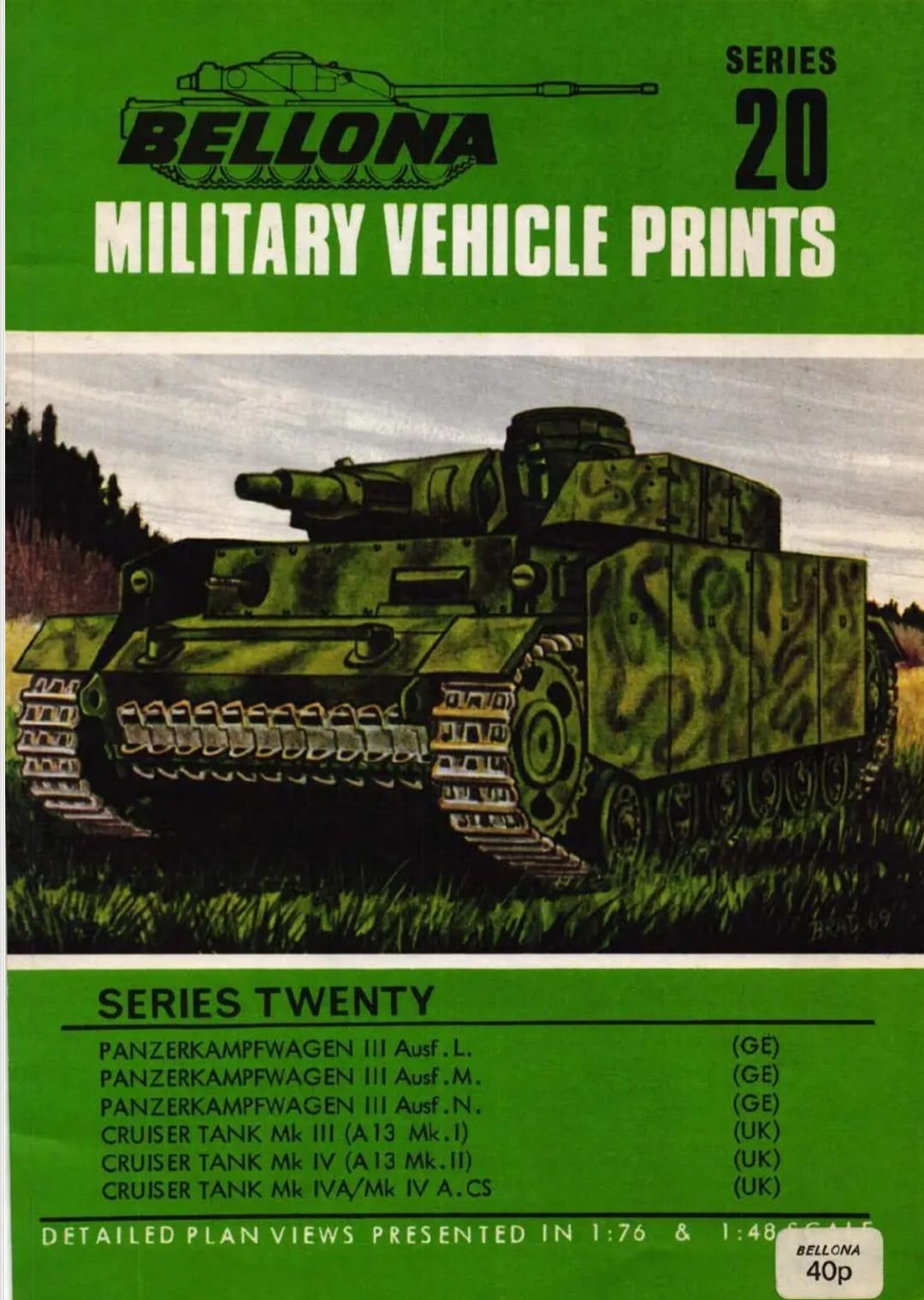 Bellona Military Vehicle Prints Book Cover.jfif