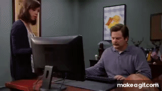 ron_swanson_Throw_Computer_in_Trash_Meme