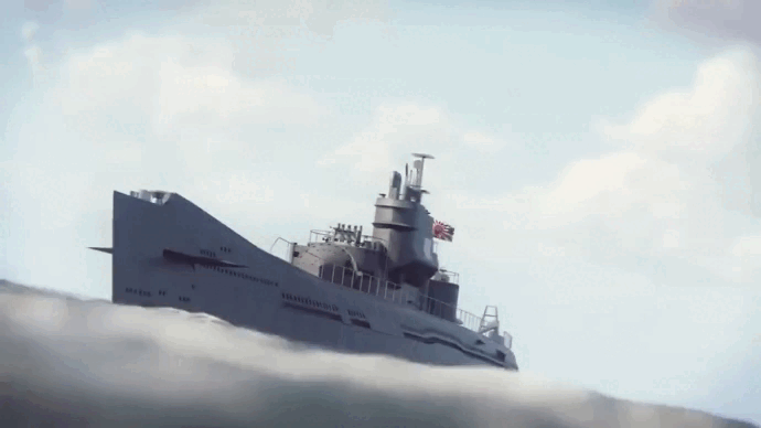 IJN I-400 up 2
