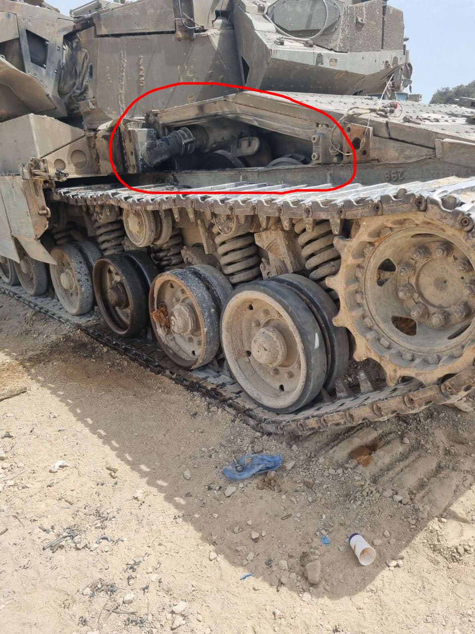 The Same Gap on the Merkava Mk.4 IRL