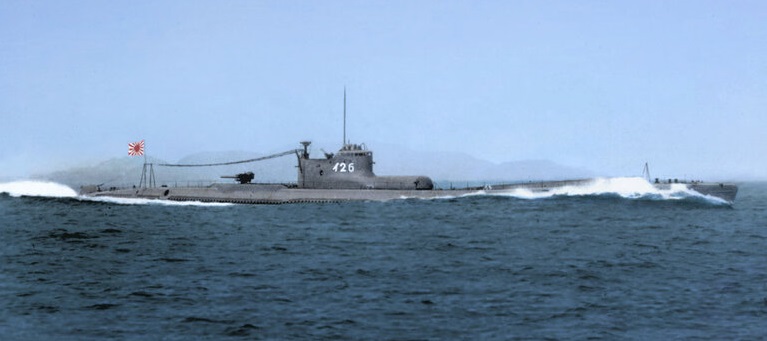 Submarino-japonés-I-26-el-primero-que-inicio-la-Guerra-del-Tonelaje-el-Pacífico-con-el-hundimiento-del-mercante-estadounidense-SS-Cynthia-Olson.