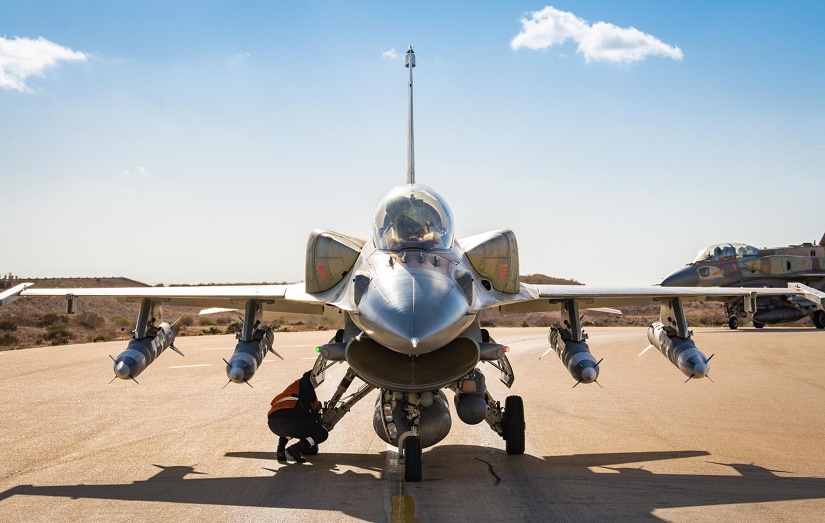 Rampage on Israel F-16I 825