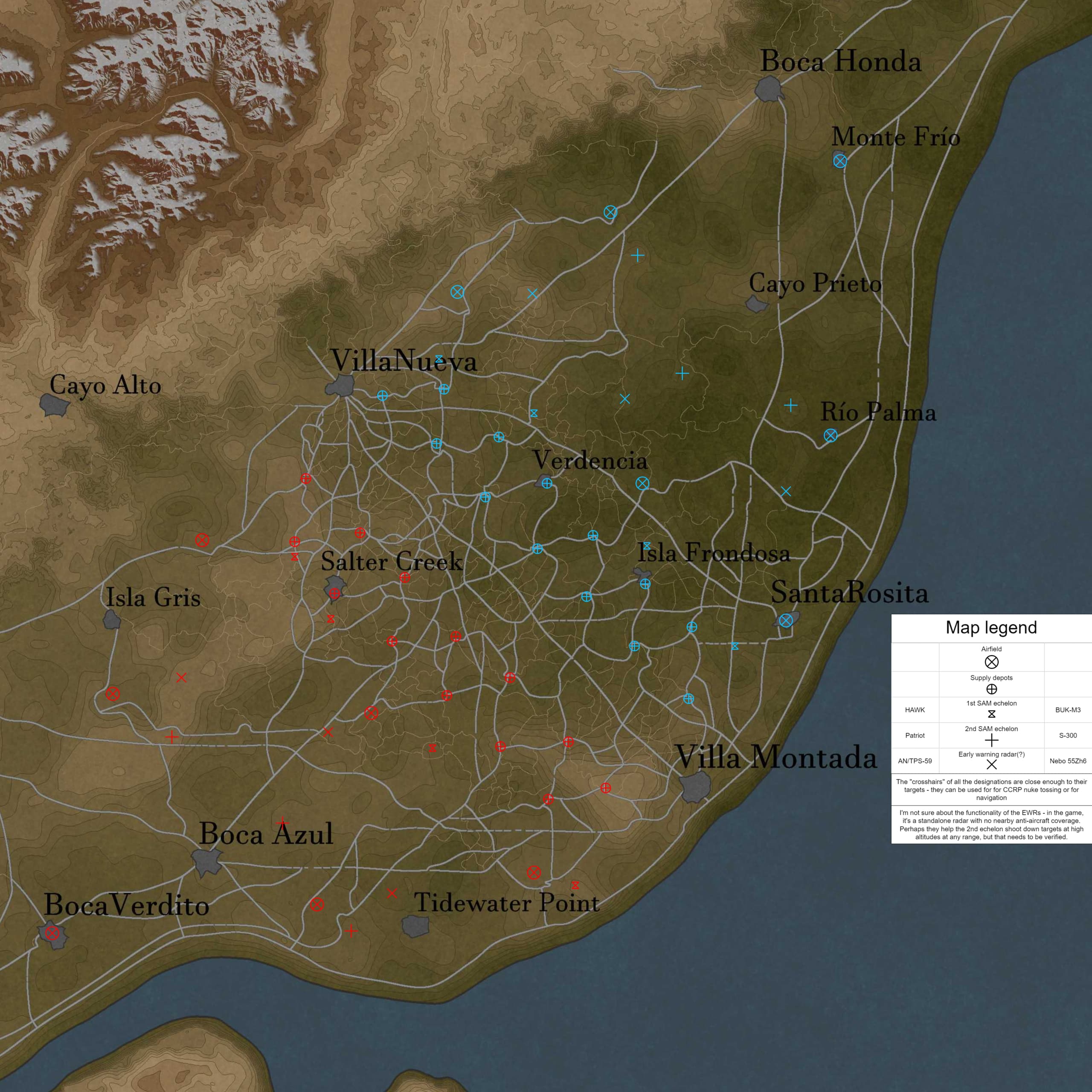 Nuclear Thunder SAM and bases map - F.A.Q and Tutorials - War Thunder ...