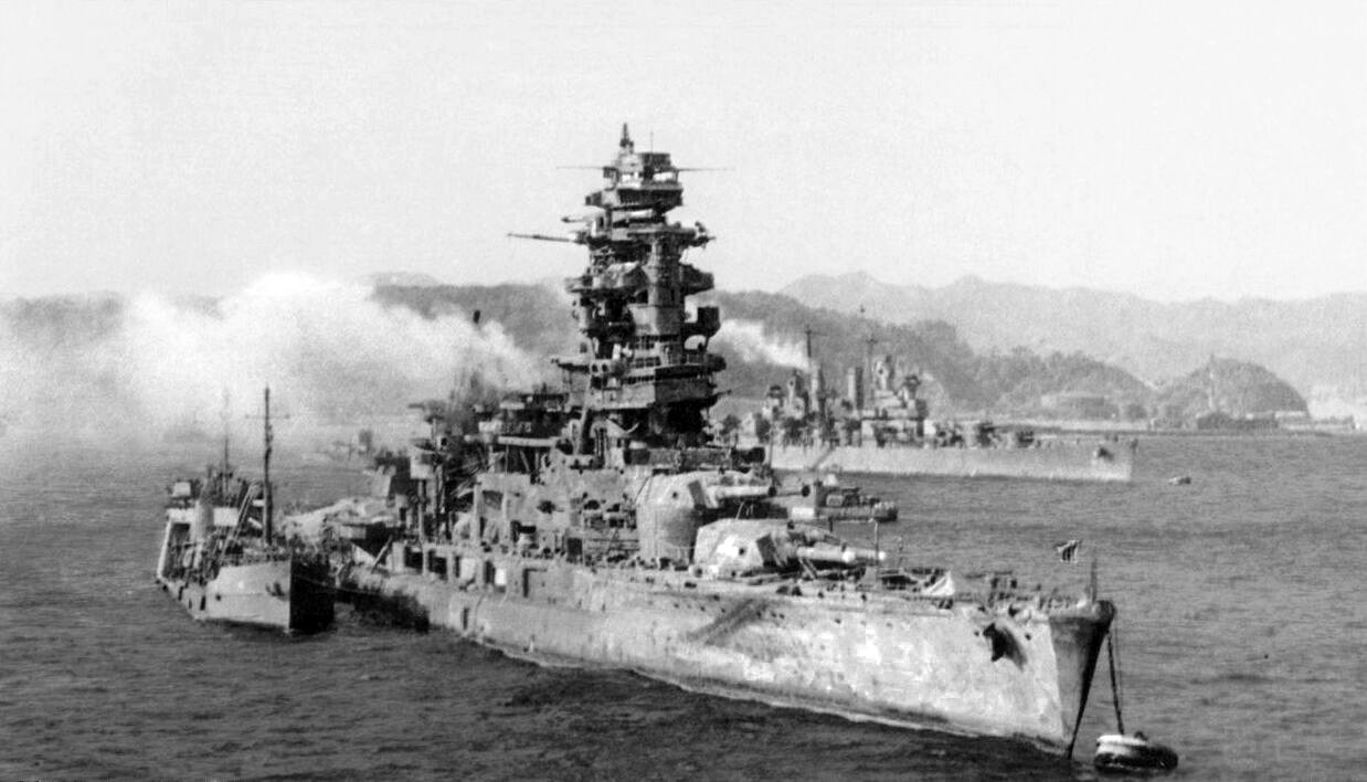 Battleship_Nagato_in_US_control