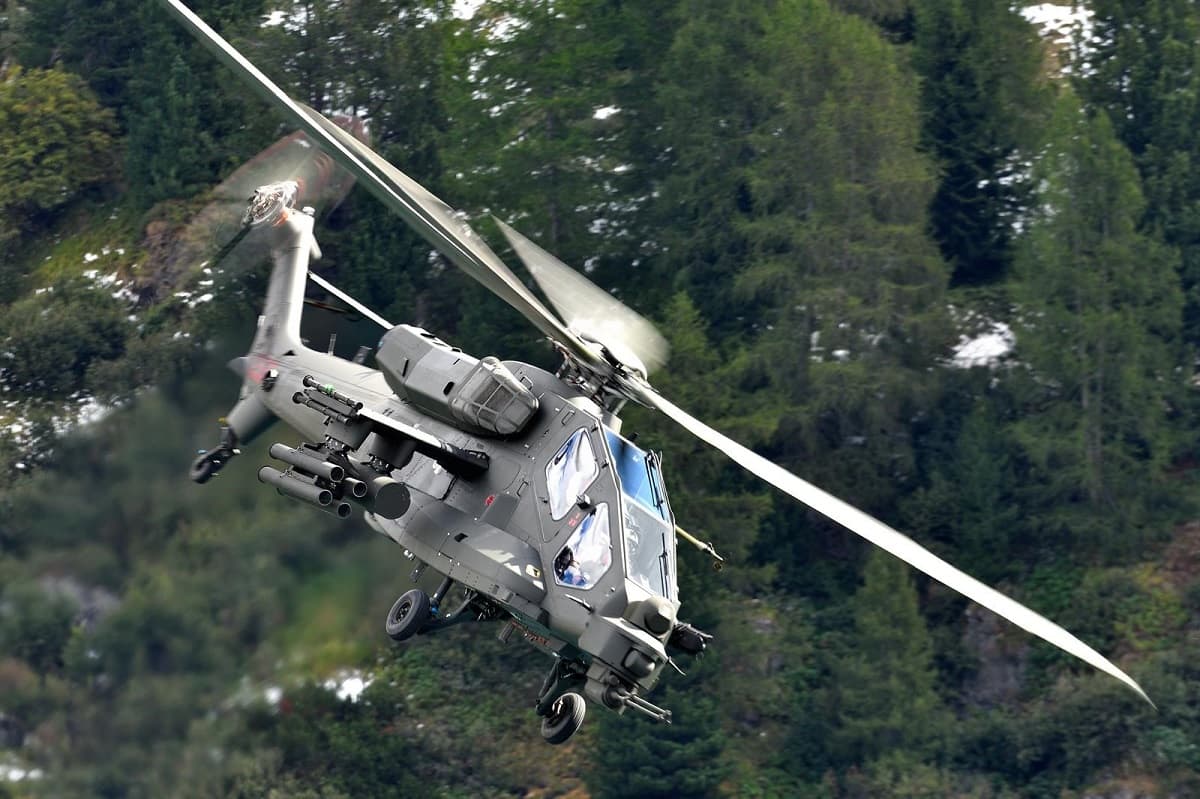 AW-249 Fenice attack helicopter during the Stella Alpina exercise 2024