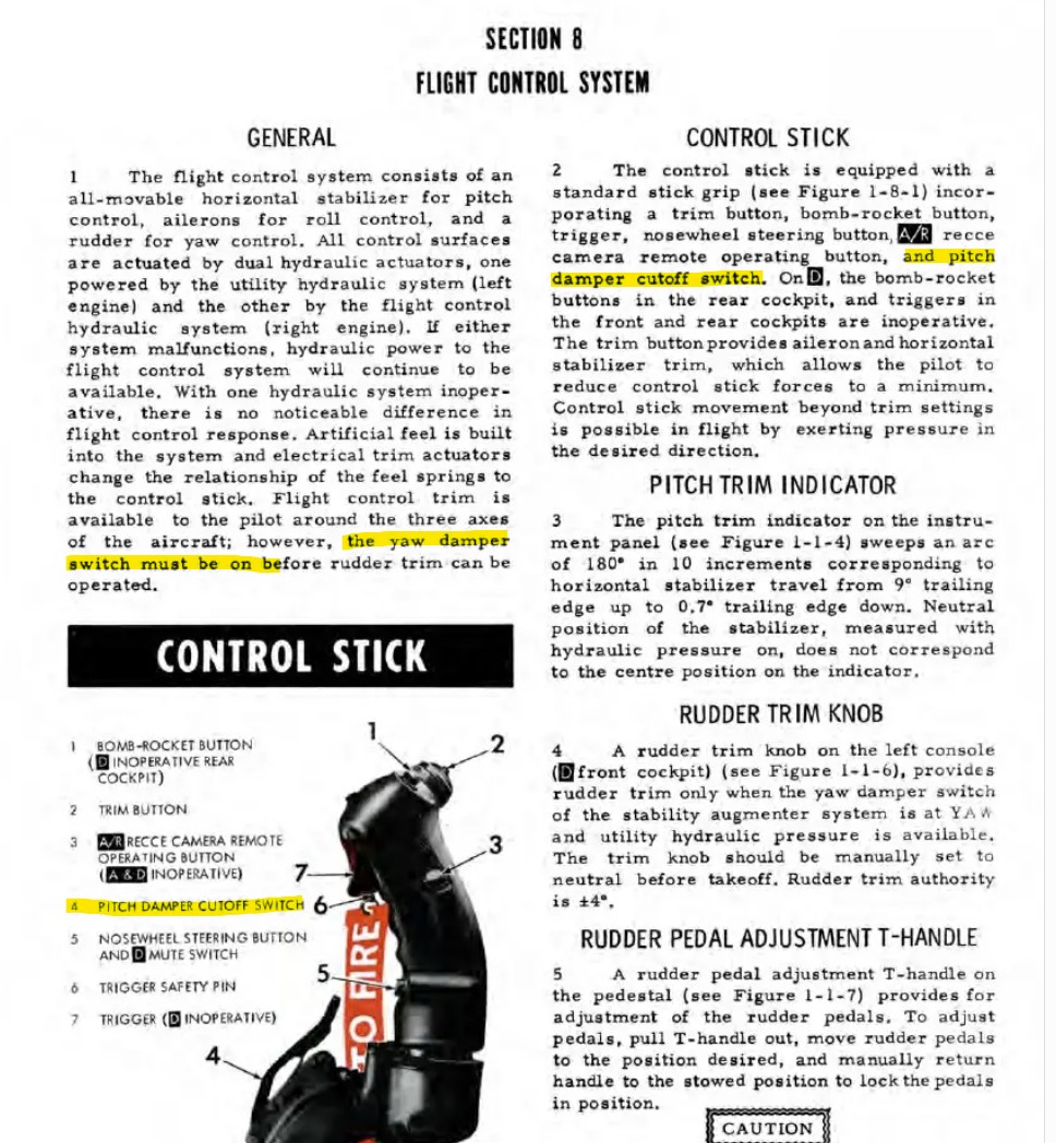 NF-5AB_flight controls system