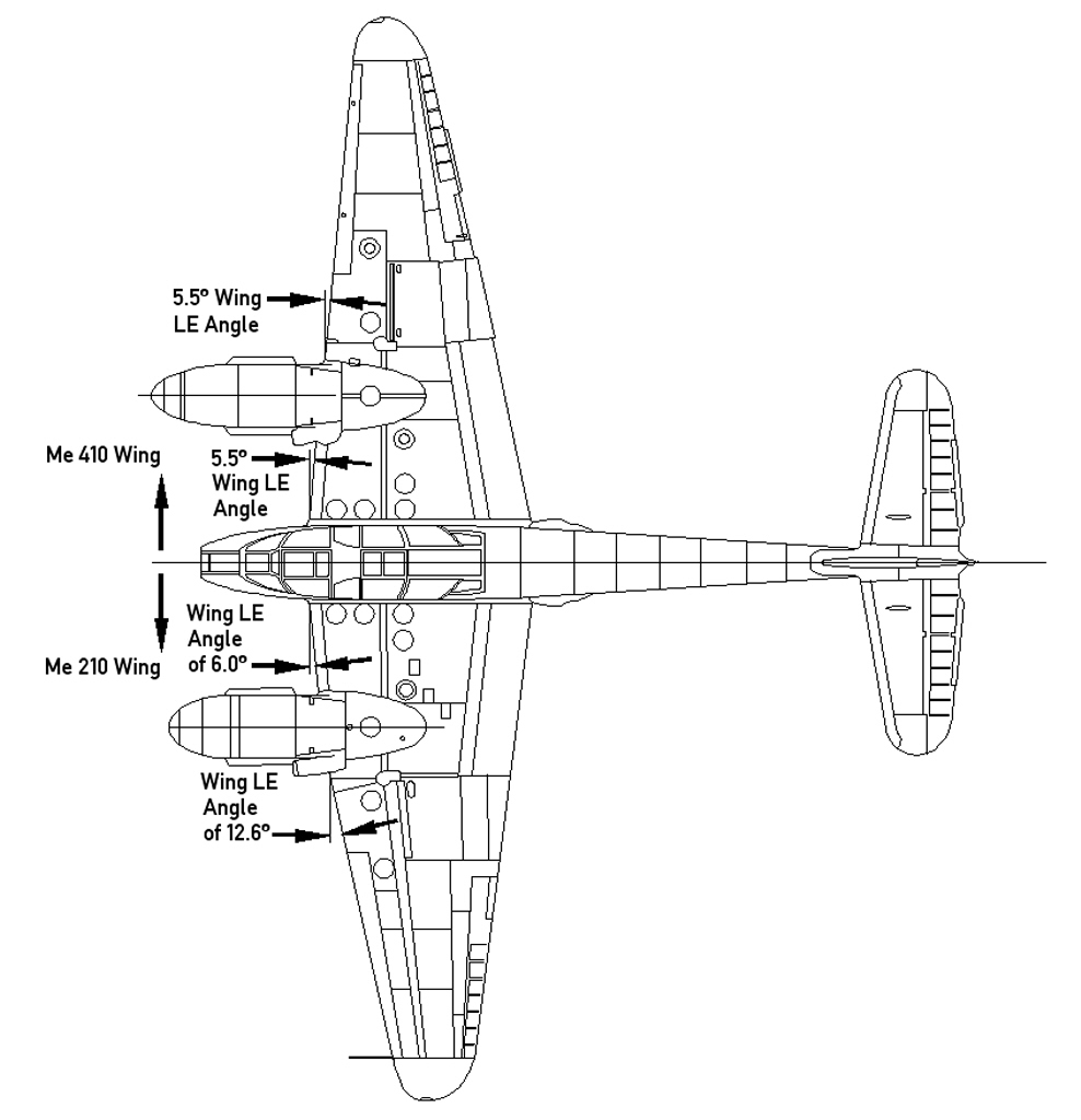 Me_210_and_410_Wing_Planform_Comparison (1)
