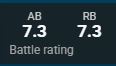 Battle rating for Gloster Meteor F Mk.3
