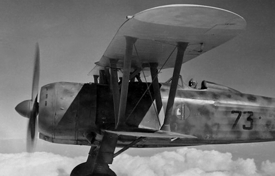 cr.42-gamba di ferro - biplano