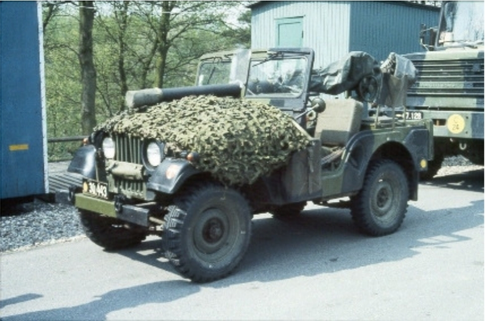 Jeep with 106mm recoilless rifle