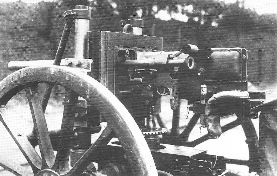 jap typ 98 37 mm tank gun Schiessbett